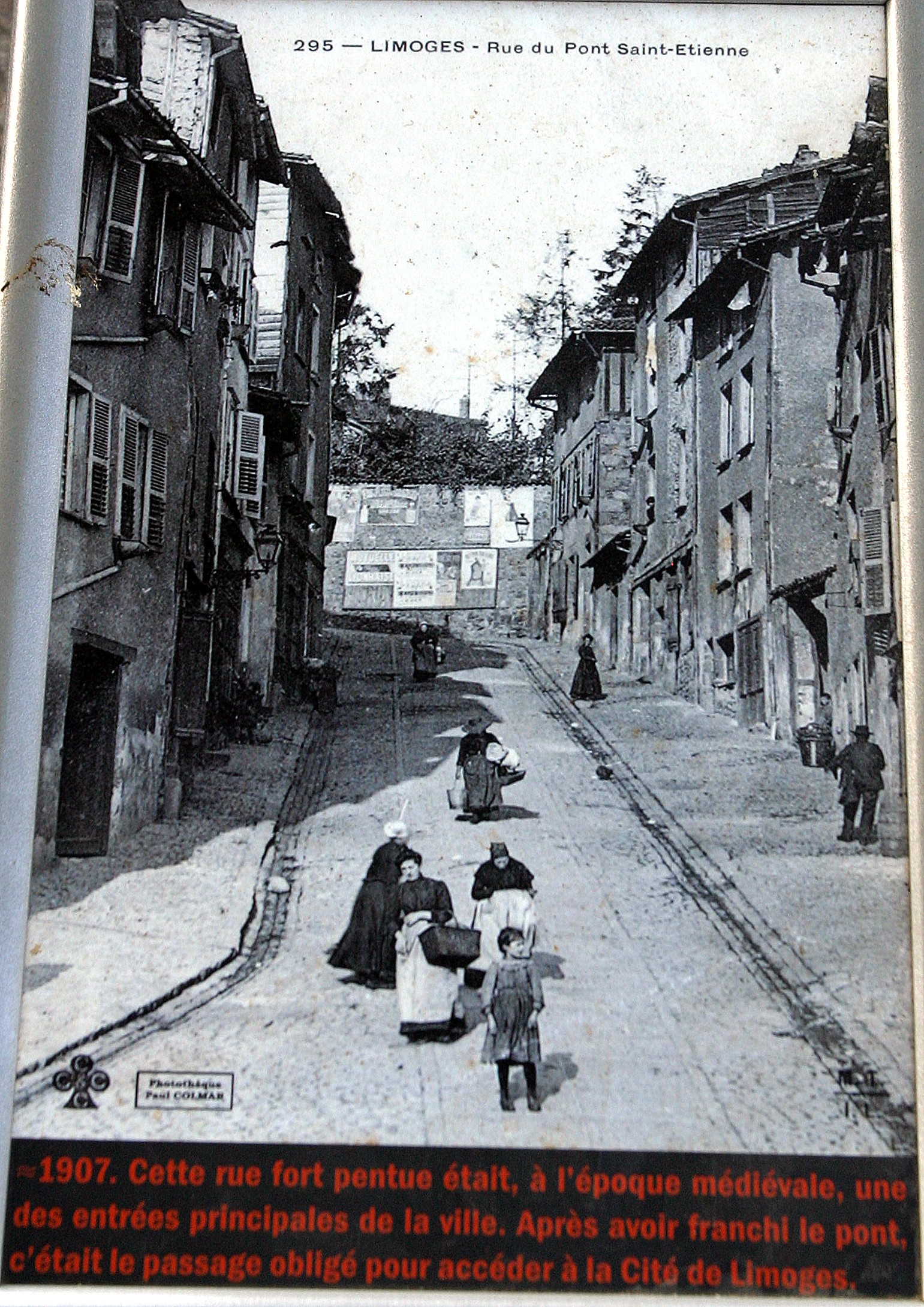 Limoges, France - Rue du Pont Saint-Etienne 1907