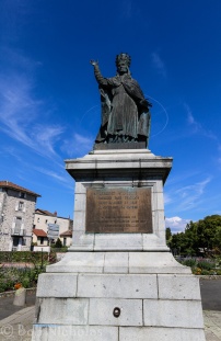 Aurillac - Statue of Pope Gerbert